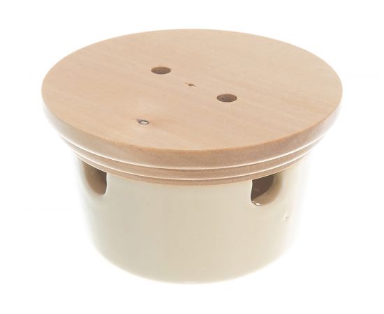 Распределительная коробка Interior Electric 77x40 керамич. на подложке, слоновая кость, серия АРБАТ РКК003 – изображение 3