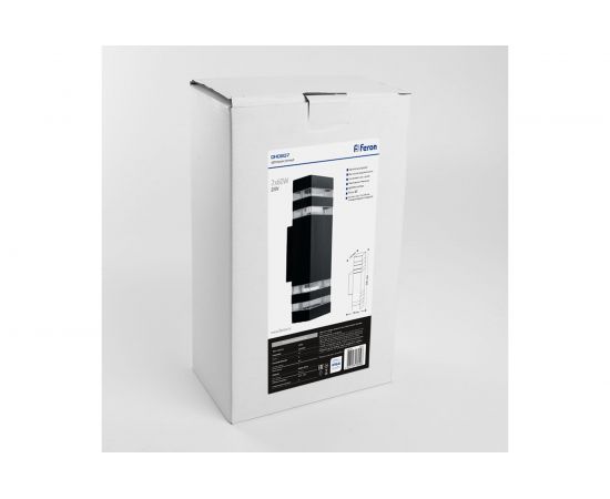 Садово-парковый светильник FERON 230V E27 DH0807, черный 41154 – изображение 4