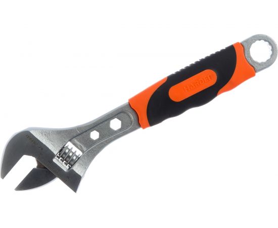 Разводной ключ HARDEN профессиональный, 250 мм, 2-х комп. рукоятка 540560 – изображение 5