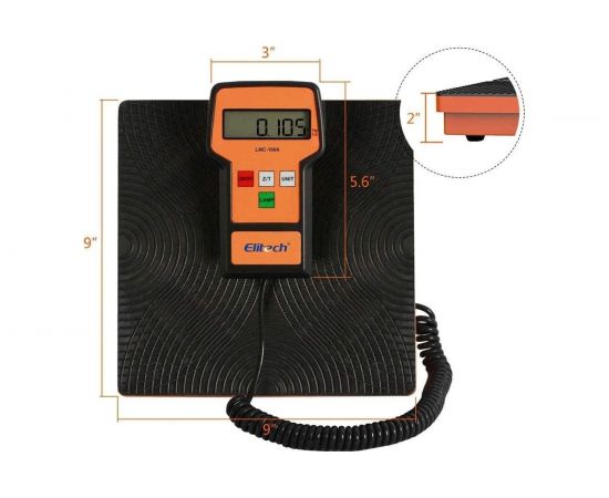 Весы для заправки хладагента Elitech LMC100A – изображение 5