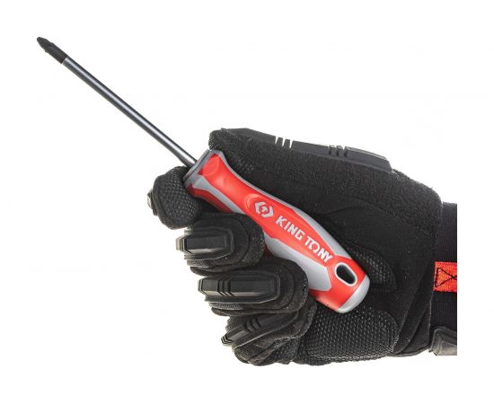 Крестовая отвертка Pozidriv №2, 100мм KING TONY 14280204 – изображение 5