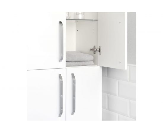 Подвесной/напольный пенал ИТАНА White 50 500х300х1700 22453 – изображение 6