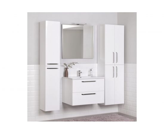 Подвесной/напольный пенал ИТАНА White 50 500х300х1700 22453 – изображение 10