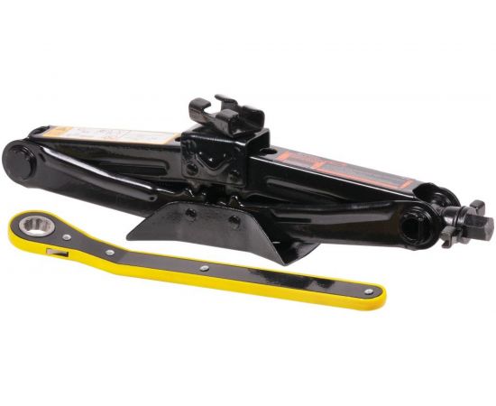 Ромбический домкрат АвтоDело 1 т, с трещоткой 100-350 мм 43110 10521 