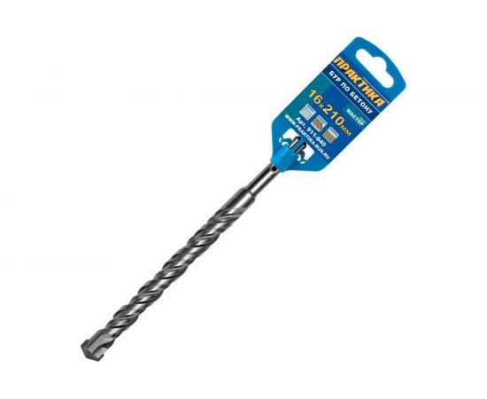 Бур по бетону серия Мастер (16х150/210 мм; SDS-plus) ПРАКТИКА 911-840 