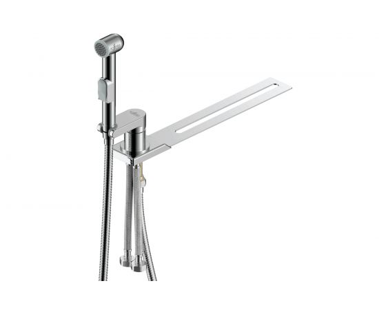 Смеситель Rossinka с гигиеническим душем, с установкой на унитаз X25-56 