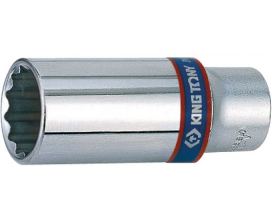 Головка торцевая глубокая двенадцатигранная (10 мм; 3/8) KING TONY 323010M 