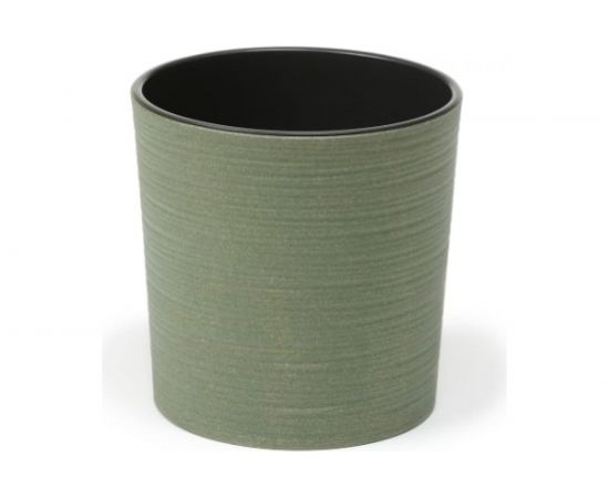 Кашпо с вкладышем LAMELA Sp.z o. 844 MALWA ECO dluto 30х30.5 см, зеленое 058930 
