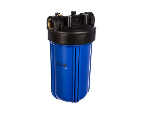 Корпус АКВА ПРО 10BB ХВС 1" синий, ключ и скоба MY-H10BB01 425 