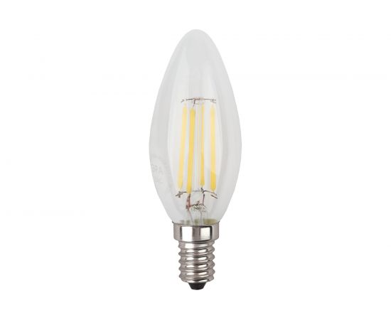 Светодиодная лампа ЭРА F-LED B35-7W-827-E14 филамент, свеча, теплый Б0027942 