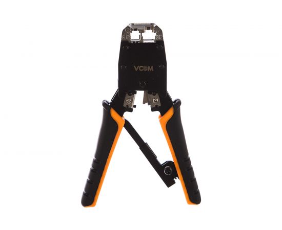 Обжимные клещи VCOM для разъемов RJ-45, 8p8c, 6P, с фиксатором NT081 