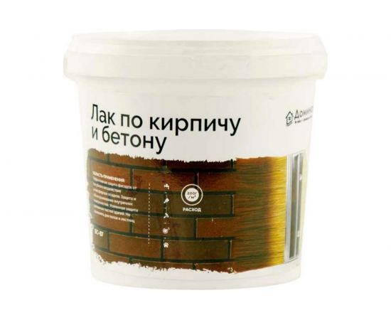 Лак по кирпичу и бетону акриловый антисептический Доминар БС 87 0.9 кг L87215 