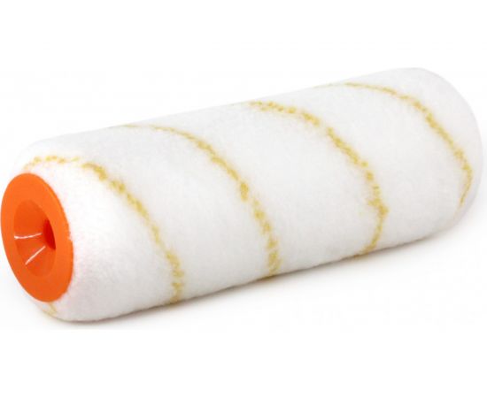 Валик ZOLDER полиамид, с желтой полосой, 180 мм, под ручку, 8 мм, ядро 40 мм, ворс 12 мм Z-180128 