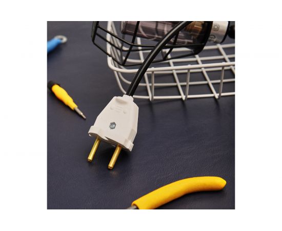 Универсальная вилка REXANT 6А без заземляющего контакта 11-8501 – изображение 2