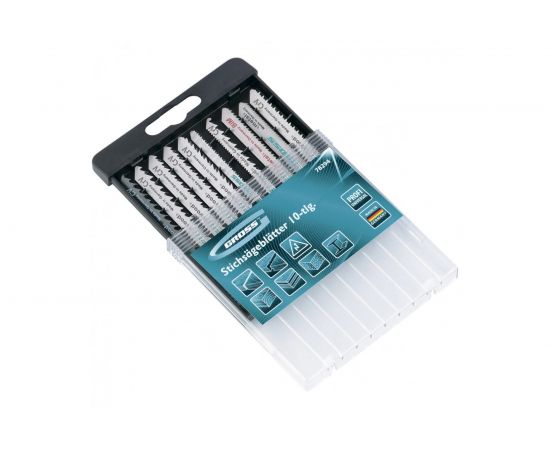 Набор полотен для электролобзика универсальный (10 шт.) GROSS 78294 – изображение 2