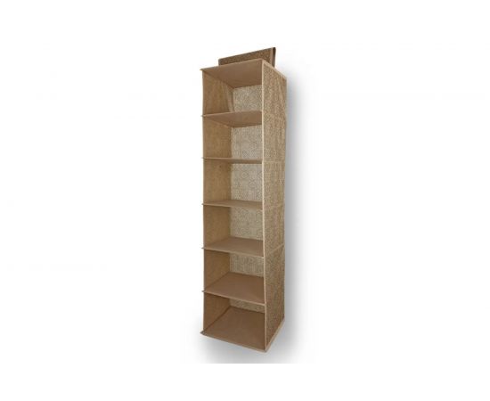 Подвесной органайзер ГЕЛЕОС с 6 полками, Миндаль, размер 120х28х28 см МНД_30 – изображение 2