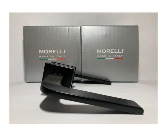Дверная ручка MORELLI SPUTNIK-SQ NERO цвет - черный 9012315 – изображение 2
