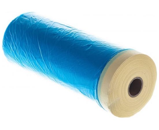 Плёнка маскирующая ROXTOP с клеящей лентой (1 шт; 1.1х33 м) RoxelPro 336244 – изображение 3