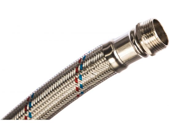 Подводка для воды TР-сантехника Гигант, нержавеющая сталь, 40 см, в/н 1 26459 – изображение 3