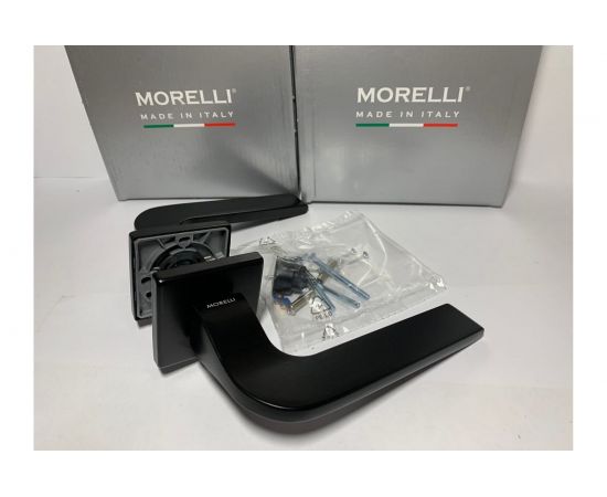 Дверная ручка MORELLI SPUTNIK-SQ NERO цвет - черный 9012315 – изображение 3