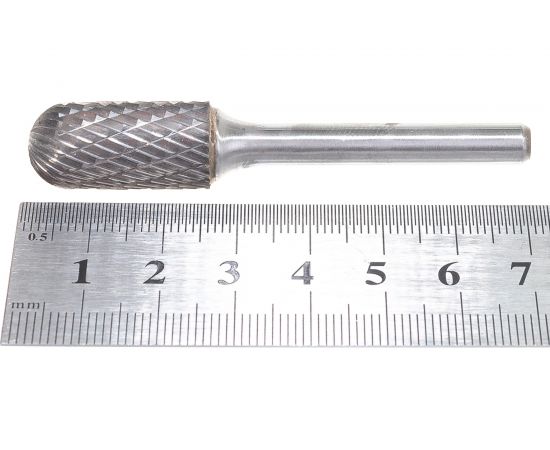Борфреза твердосплавная сфероцилиндрическая с двойной насечкой (12х25 мм; хвостовик 6 мм) ПНЕВМО-ТРЕЙД C1225-M06 – изображение 4