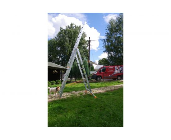 Трехсекционная лестница Эйфель ТЛ 3х11 Ювелир – изображение 4