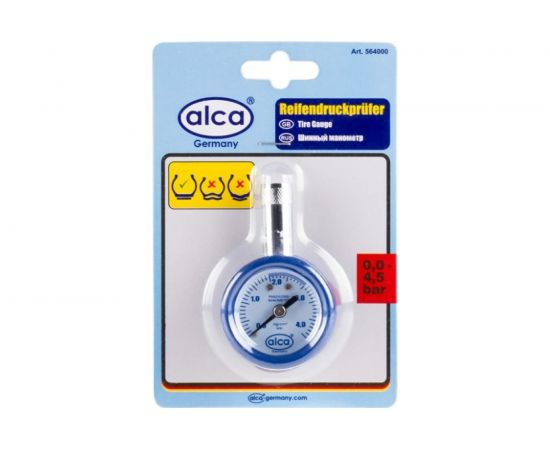 Круглый манометр Alca синий 564000 – изображение 4