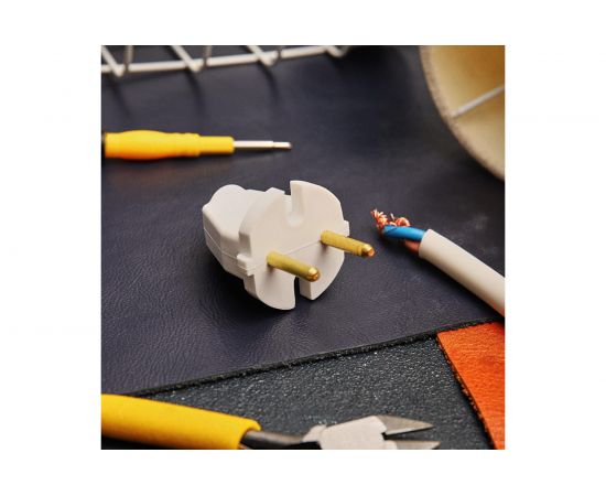 Универсальная вилка REXANT 6А без заземляющего контакта 11-8501 – изображение 4