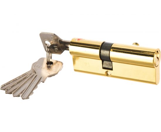 Цилиндровый механизм НОРА-М ЕСО Z Л-80 45-35 латунь 15331 – изображение 4