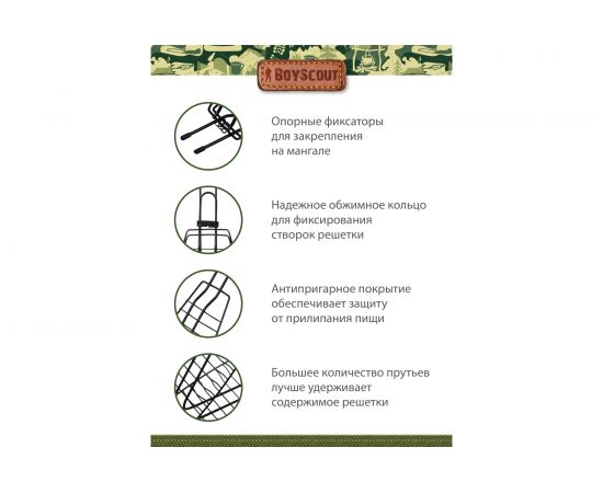 Большая решетка-гриль для рыбы с антипригарным покрытием 61309 – изображение 5