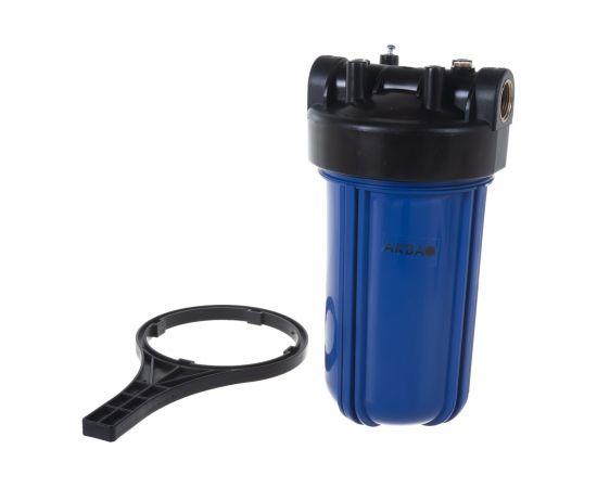 Корпус АКВА ПРО 10BB ХВС 1" синий, ключ и скоба MY-H10BB01 425 – изображение 5