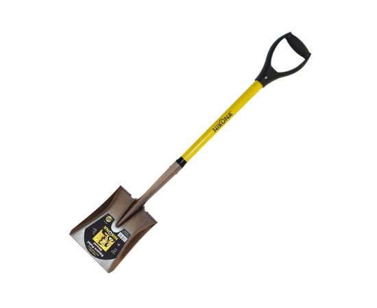 Строительная лопата NIKONA, совковая с D фибровой ручкой 36"" 68-146 