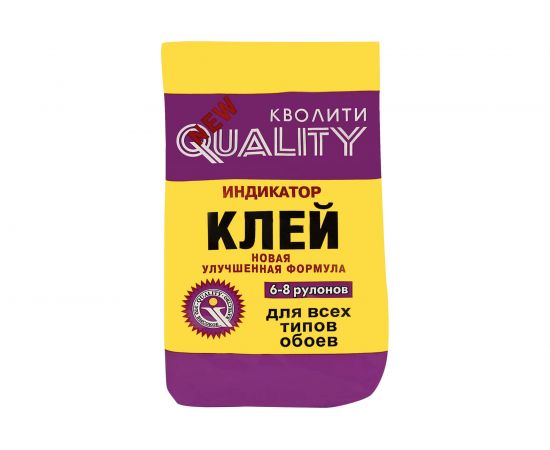 Обойный клей Quality Индикатор 200 г 30 пакет 20807 