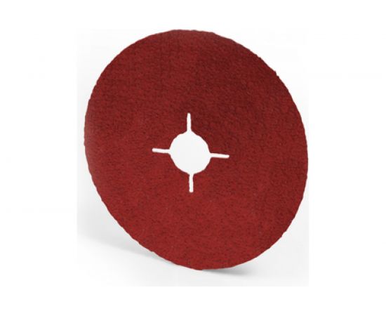 Керамический фибровый диск со шлицами XF885 (1 шт, 125х22 мм, P60) VSM 004968 