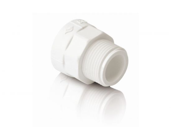 Муфта Blue Ocean с пластиковой резьбой наружная - 20х1/2 1/10/600 PPRF/PPR-A/MT(W)-20х1/2" 