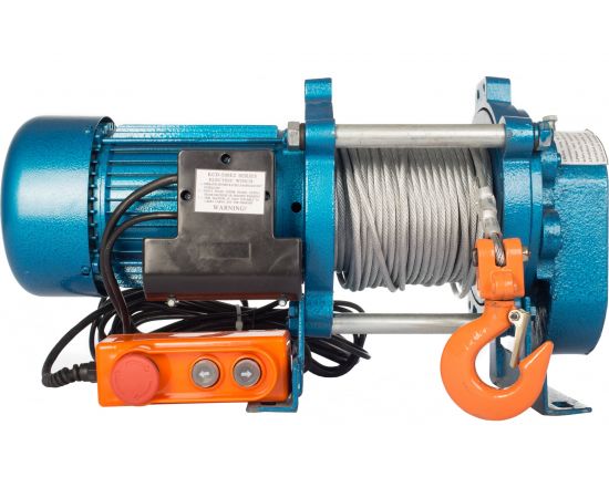 Электрическая лебедка TOR ЛЭК-500 E21 (KCD) 500 кг, 220 В с канатом 70 м 1002132 