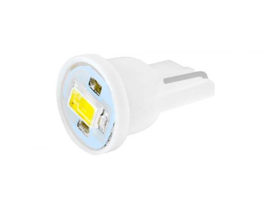 Автолампа диод SKYWAY T10W5W 12V 1SMD блистер EXTRA LIGHT без цоколя 1-конт белая габариты, номер S08201143 