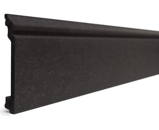 Плинтус напольный ударопрочный влагостойкий Decor-Dizayn цвет графит 100x16x2400 мм 701-94 