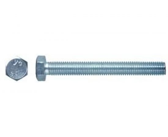 Болт с шестигранной головкой ВИРТУОЗ DIN933 8 х 80, 4 шт 01306 