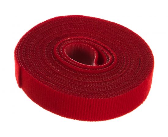 Универсальная лента велькро (5мх20.5 мм, красная) FORTISFLEX ЛВУ 78438 