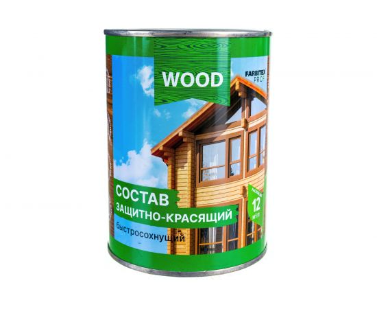 Защитно-красящий состав для древесины FARBITEX (быстросохнущий; сосна; 0.75 л) 4300008467 