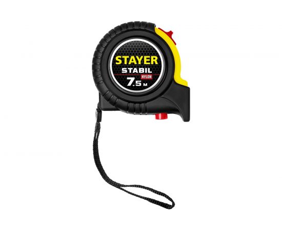 Профессиональная рулетка с двухсторонней шкалой STAYER Stabil 7.5мх25мм 34131-075_z02 – изображение 2