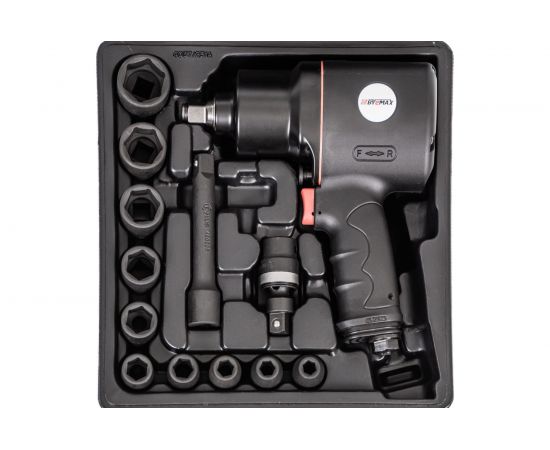 Композитный пневмогайковерт Byemax в наборе с головками BM-43-4033PK3 – изображение 2