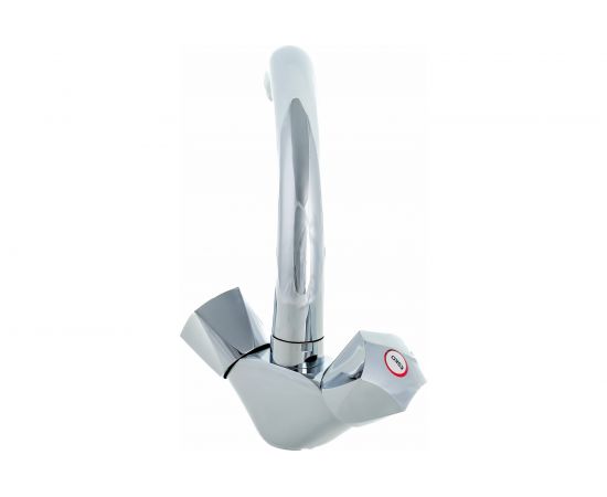 Смеситель для раковины и умывальника ESKO Moscow латунный, с поворотным изливом, хром, Чехия MS26 – изображение 2