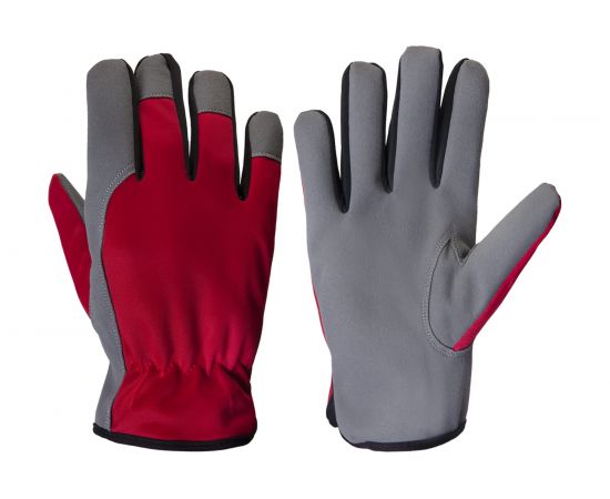 Трикотажные перчатки Jeta Safety Winter Motor с утепленной подкладкой, красный/белый JLE625-10/XL – изображение 2