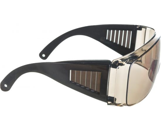 Защитные открытые очки Люцерна, серые, с черной дужкой, 23-01-013 – изображение 2