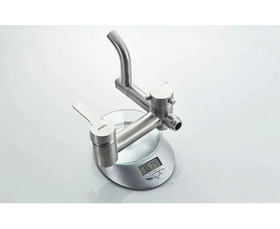 Душевая система LEDEME картридж 35 мм, с тропическим душем, нержавеющий корпус и комплектующие L72401 65822 – изображение 2