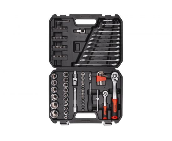 Набор инструмента AV STEEL 97 предметов 1/4"",1/2"" профессиональный AV-011097 – изображение 2