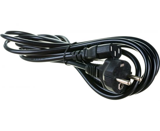 Кабель питания ExeGate Power PC-3P Евровилка Schuko- С13 VDE-250V-3х0.75-CU 10A черный 3м 280650 – изображение 3