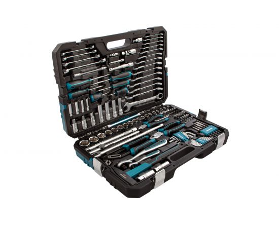 Набор инструментов Gross 115 предметов, 120 зубьев, CrV, 1/4, 1/2 14152 – изображение 3